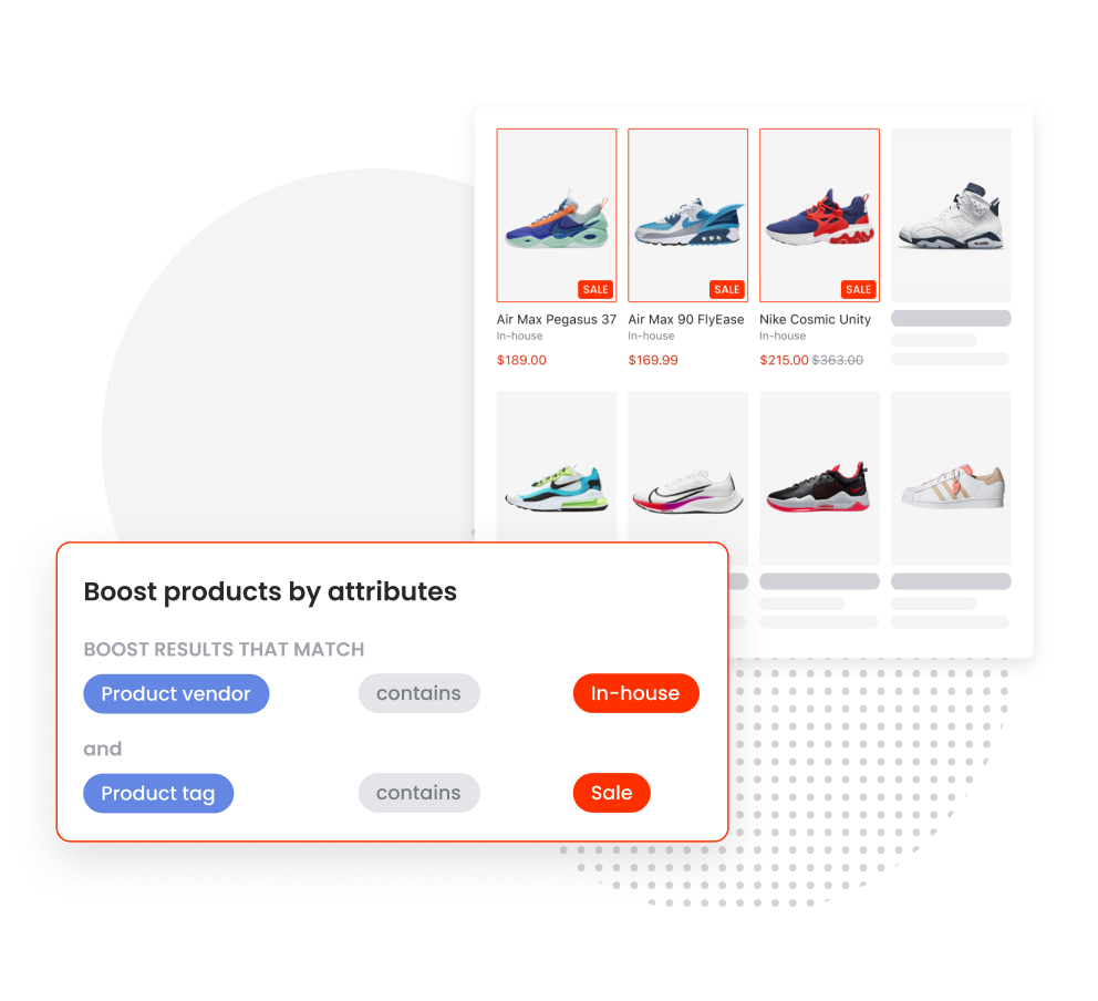 boost products in online merchandising for shopify | boost ai search and discovery | boost product filter and search