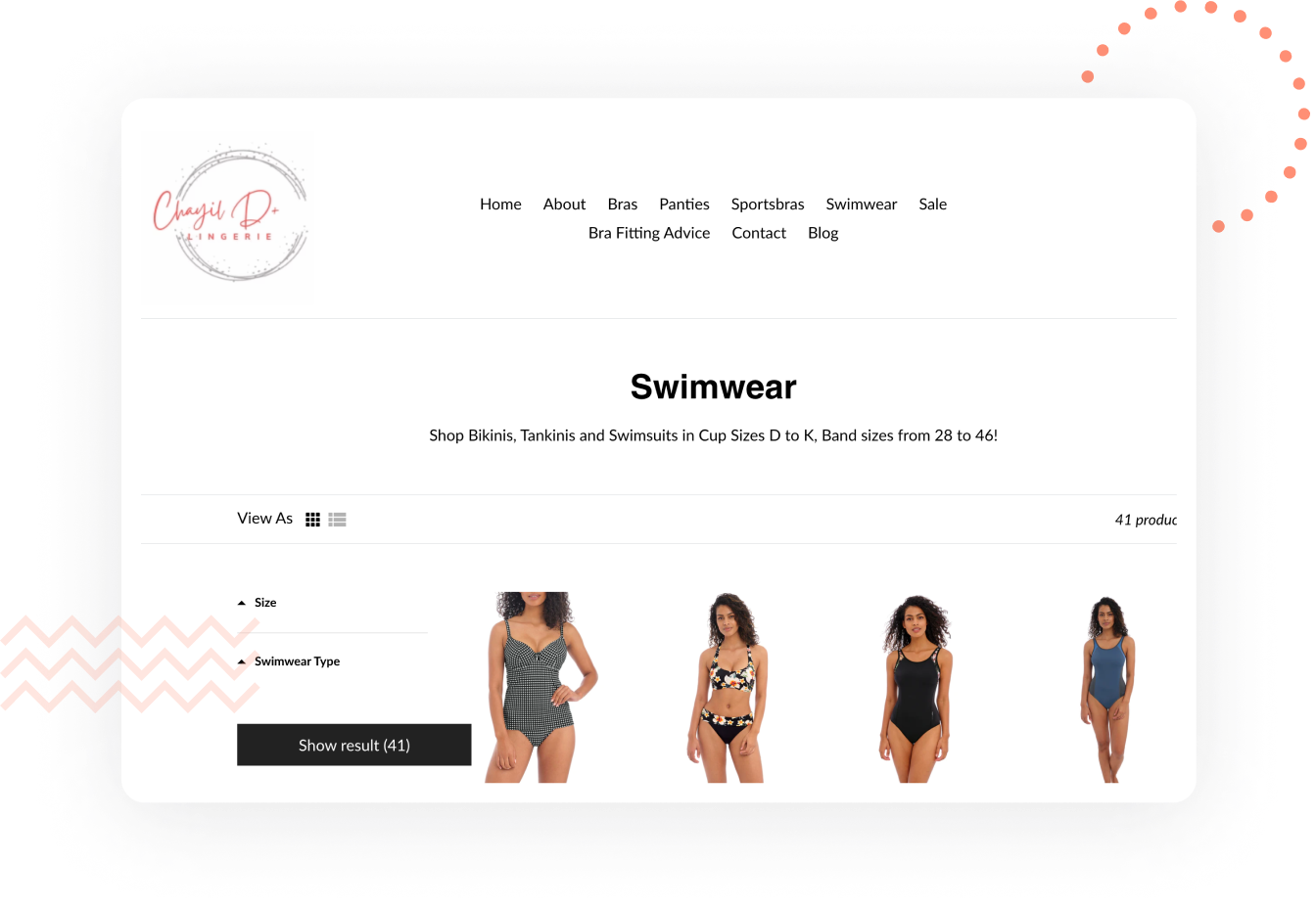 chayil plus d lingerie testimonial boost ai search and discovery