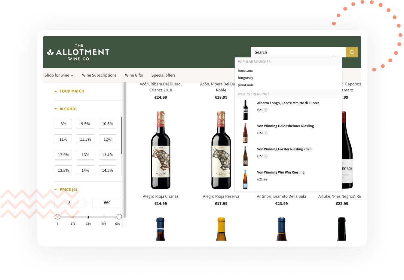 the allotment wine company testimonials